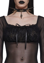 Malice Mesh Long Sleeve Top