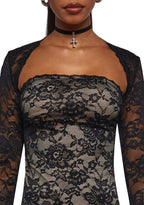 Talented Me Tube Top And Shrug Set