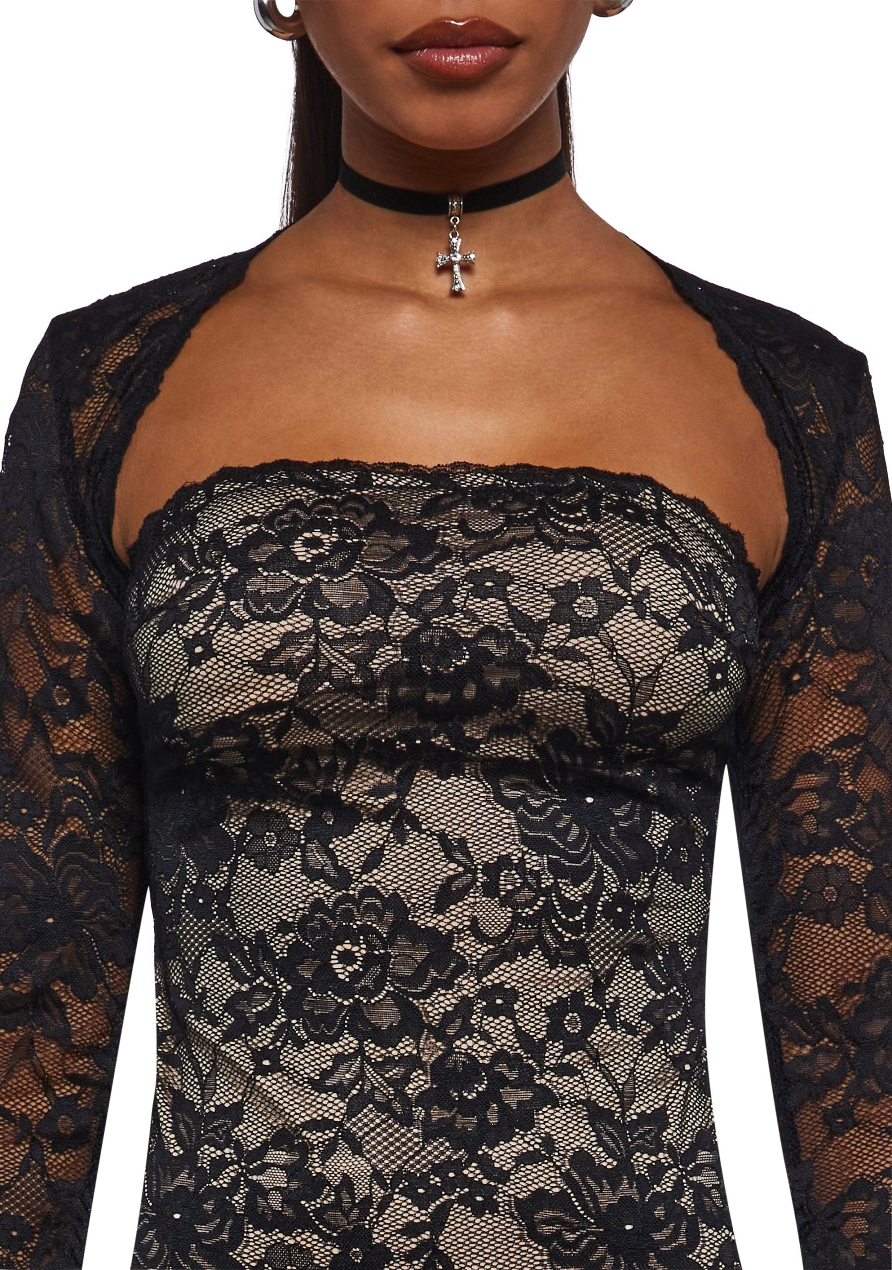 Talented Me Tube Top And Shrug Set