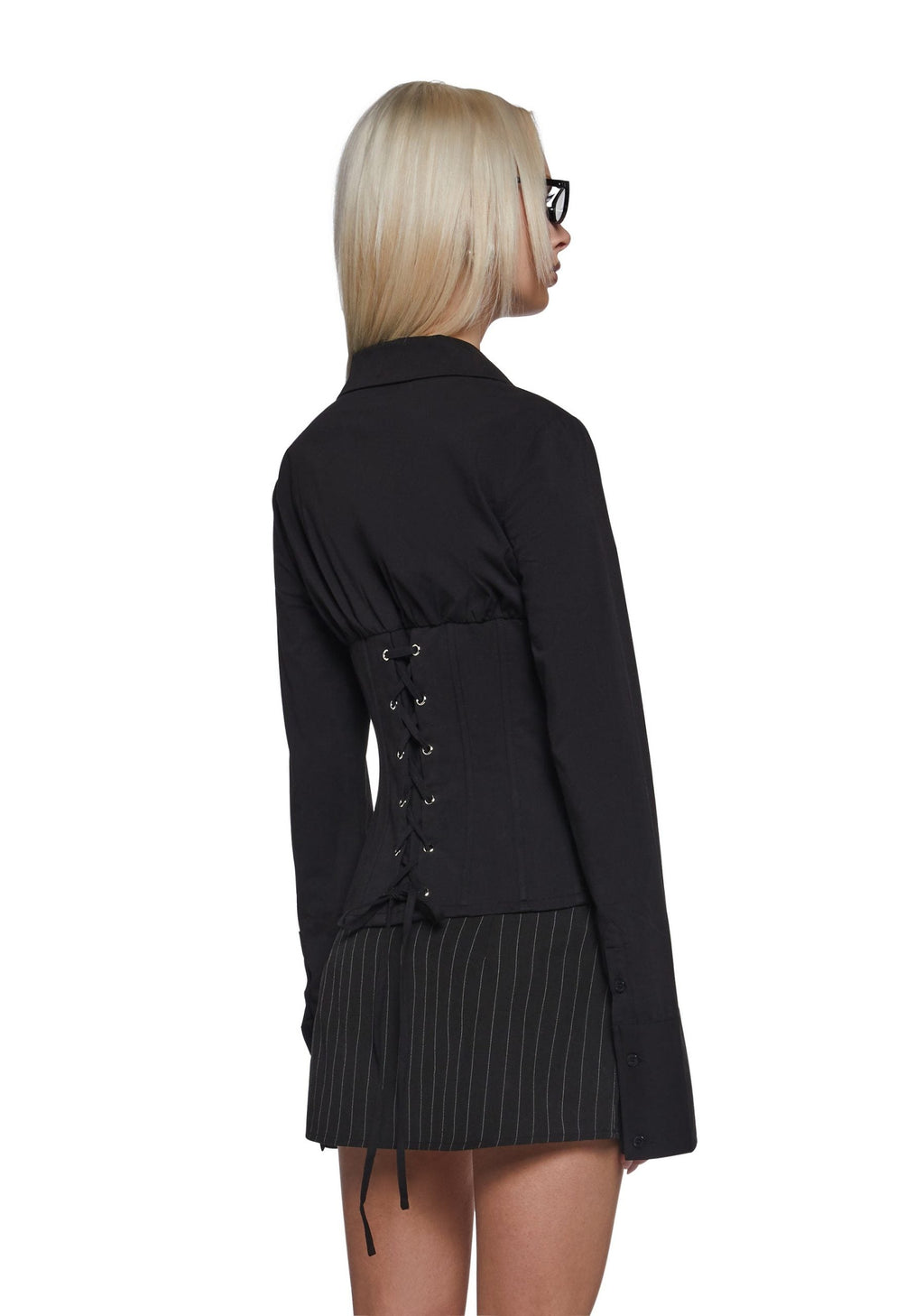 Office Siren Blouse – Black