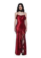 Envy Appeal Satin Maxi Dress
