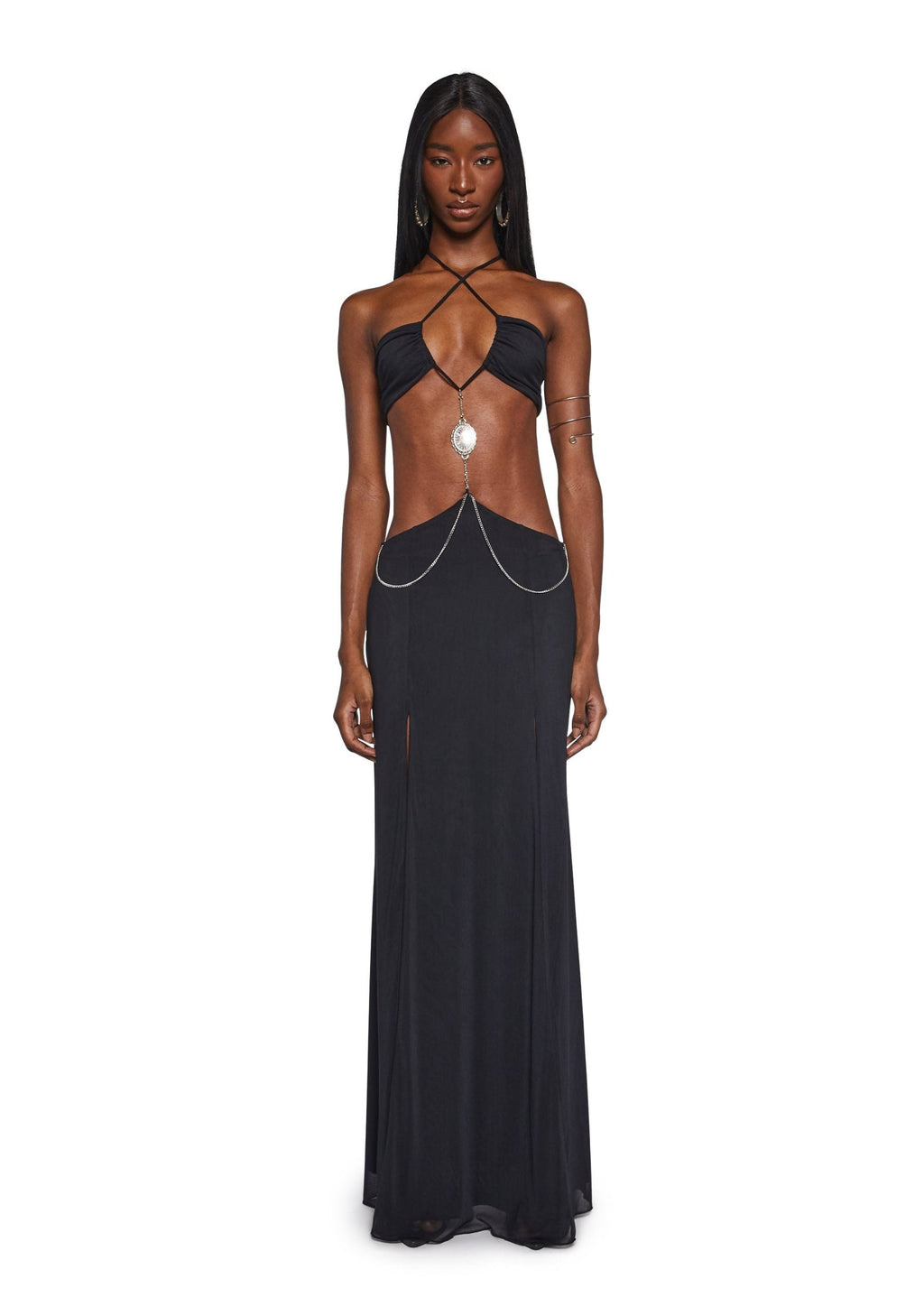 Dance Pulse Maxi Dress – Black