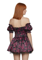 Holding Court Corset Dress – Black
