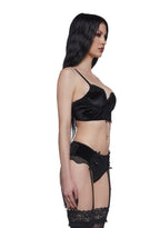 True Romance Lingerie Set – Black