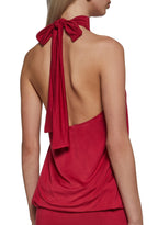 Club Moves Halter Dress – Red