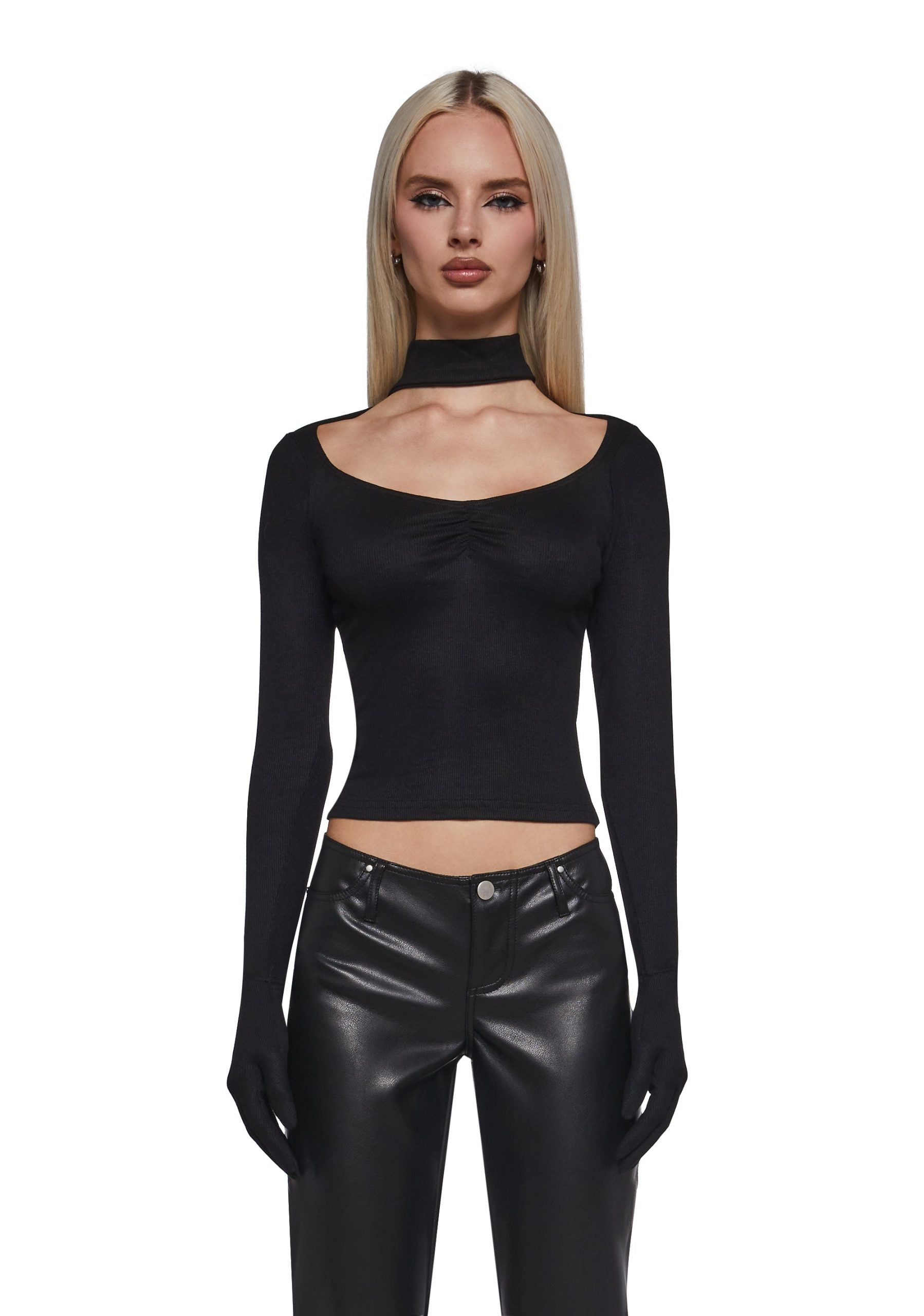 High Rise Connections Long Sleeve Top