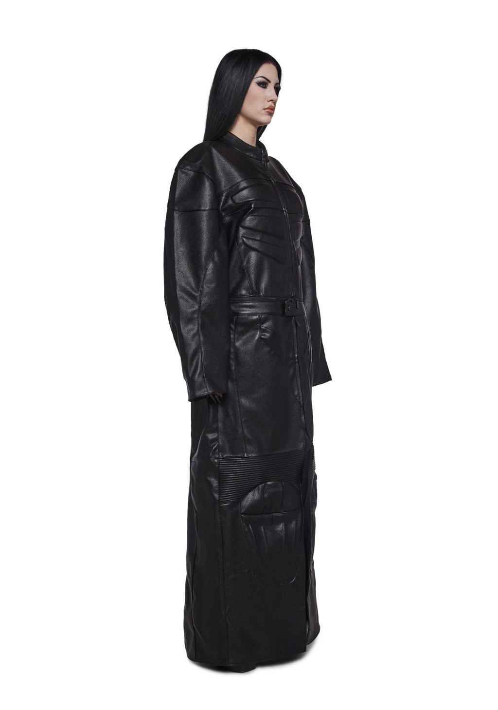 Detachable Motocross Long Coat