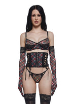 Plaid For You Lingerie Set