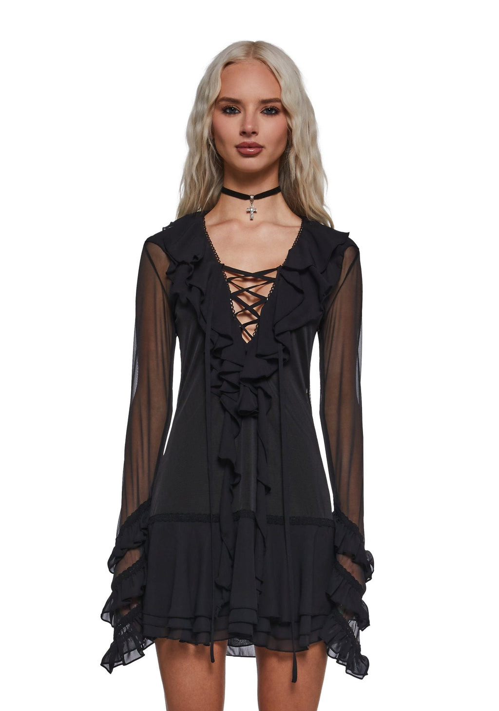 Infinite Illusion Mesh Dress