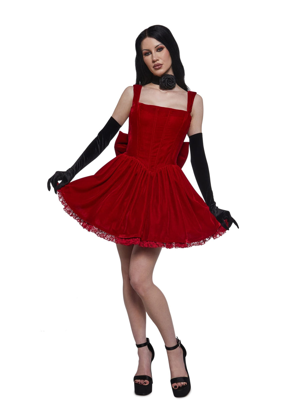 Radiant Occasions Corset Dress – Red