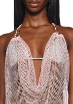 Dance Beats Cowl Top