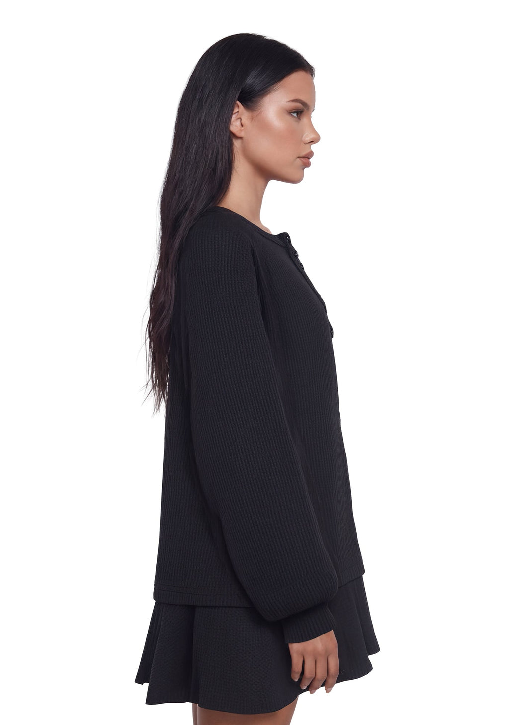 First Glances Trapeze Dress – Black