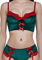 True Romance Lingerie Set – Green