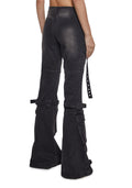 Level Up Cargo Fitted Jeans – Black