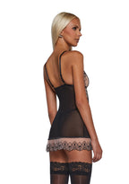 Playboy Bunny Kiss Babydoll 2-Piece Set