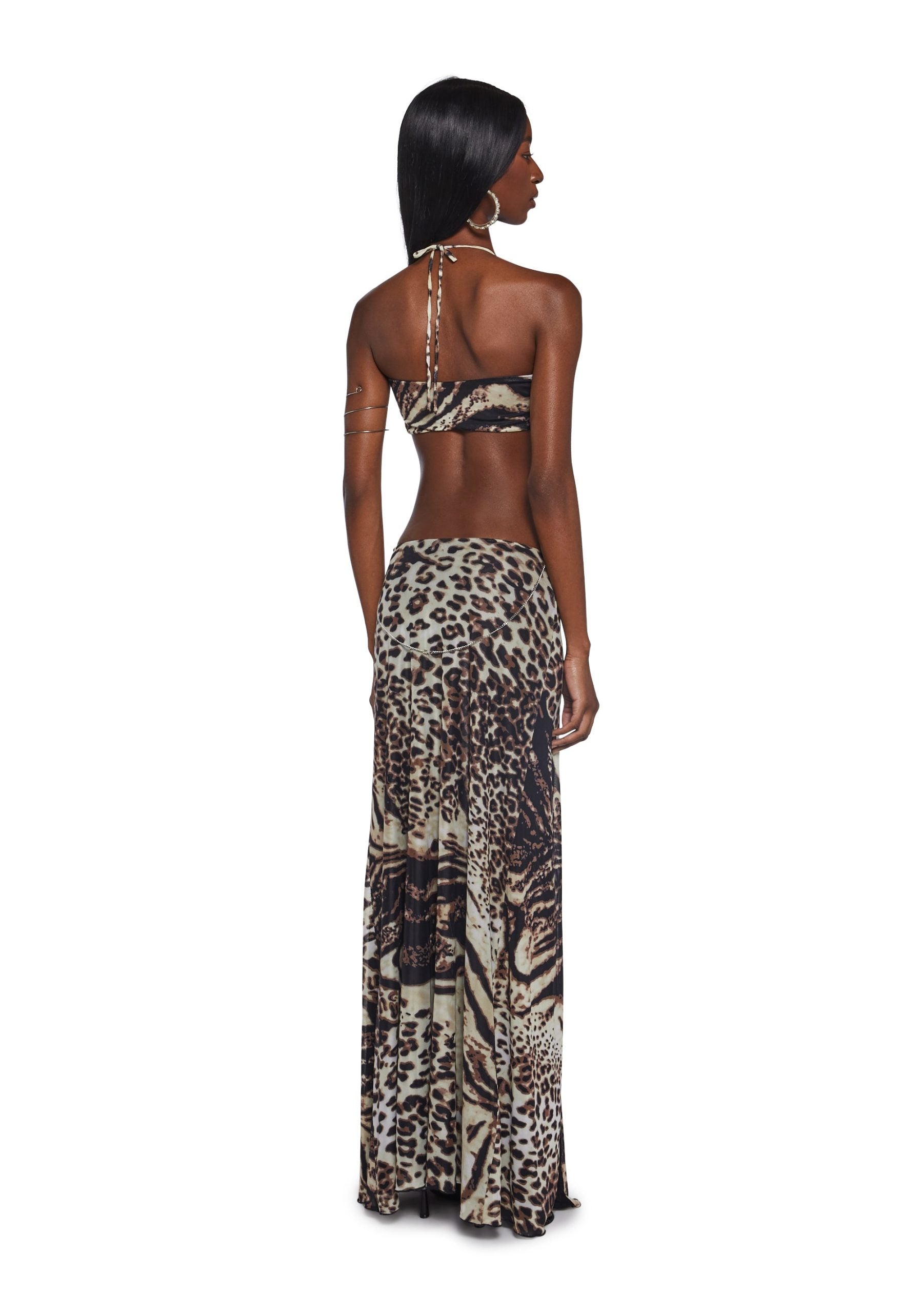 Dance Pulse Maxi Dress – Leopard