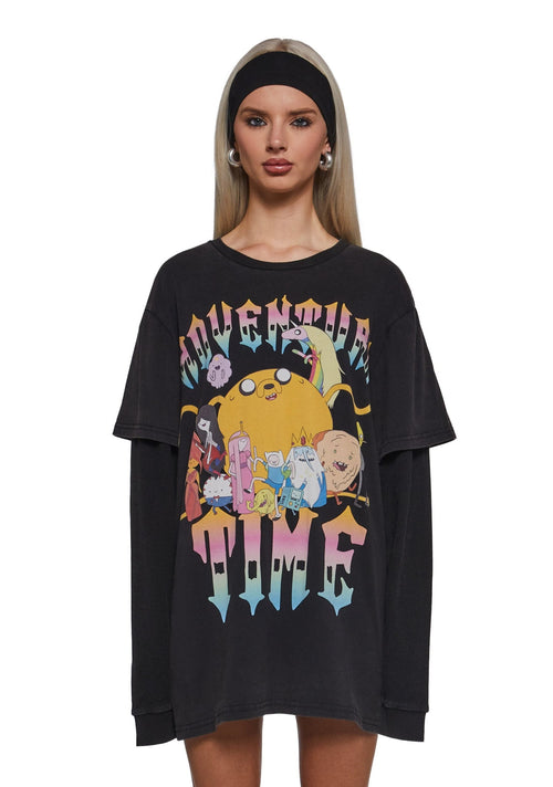 Adventure Time Twofer Graphic Tee