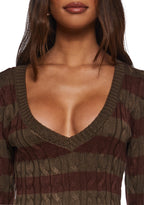 Mull It Over Striped Sweater