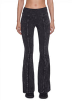 Synth Ideology Flared Pants – Black