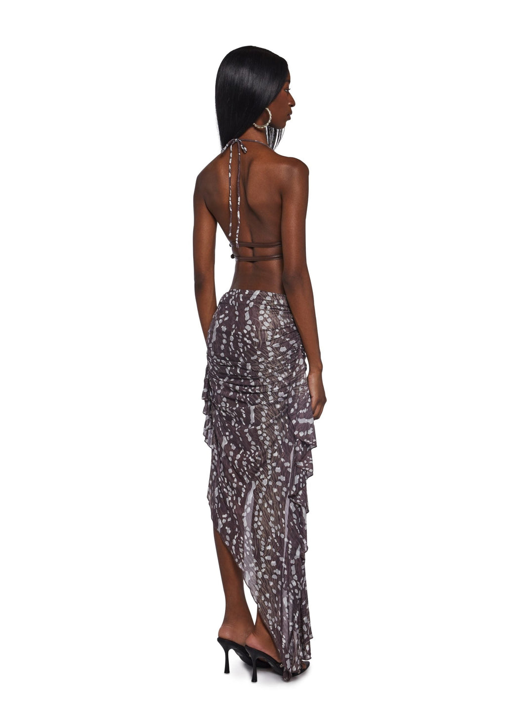 Mirage Beats Asymmetrical Print Dress