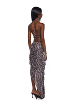 Mirage Beats Asymmetrical Print Dress