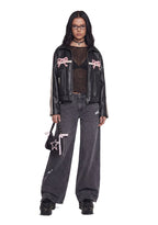 Tough Cutie Vegan Leather Jacket