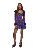Floral Velvet Shrug