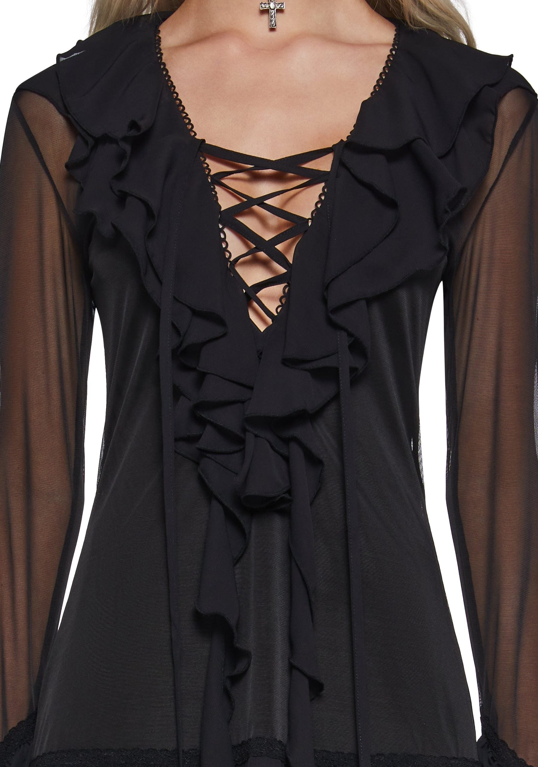 Infinite Illusion Mesh Dress