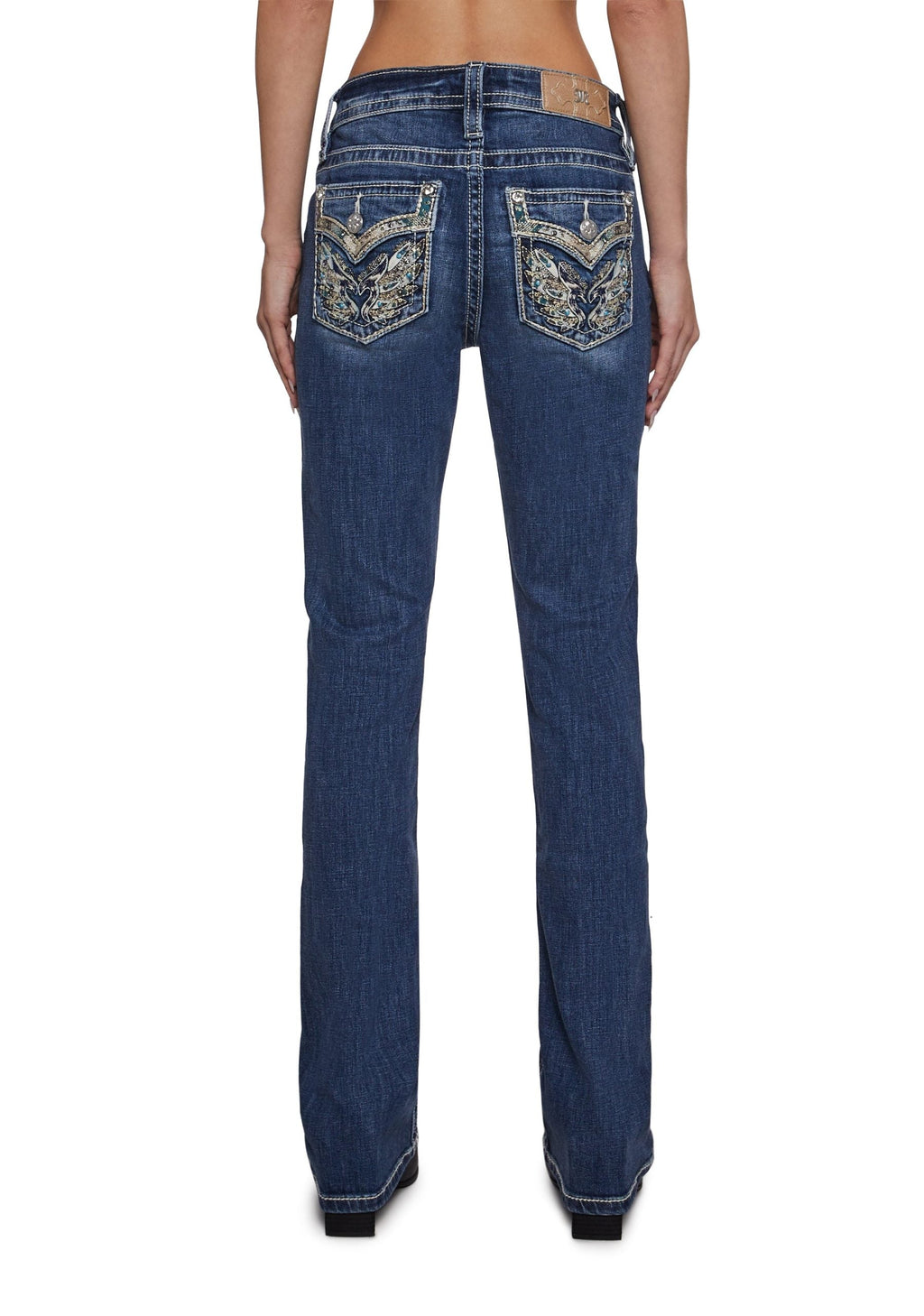 32″ Mid Rise Boot Denim Jeans