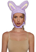 Little Monster Costume Hood – Lavender