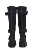 Low Traitor Knee High Boots – Black