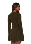Cafe Reverie Mini Dress – Green