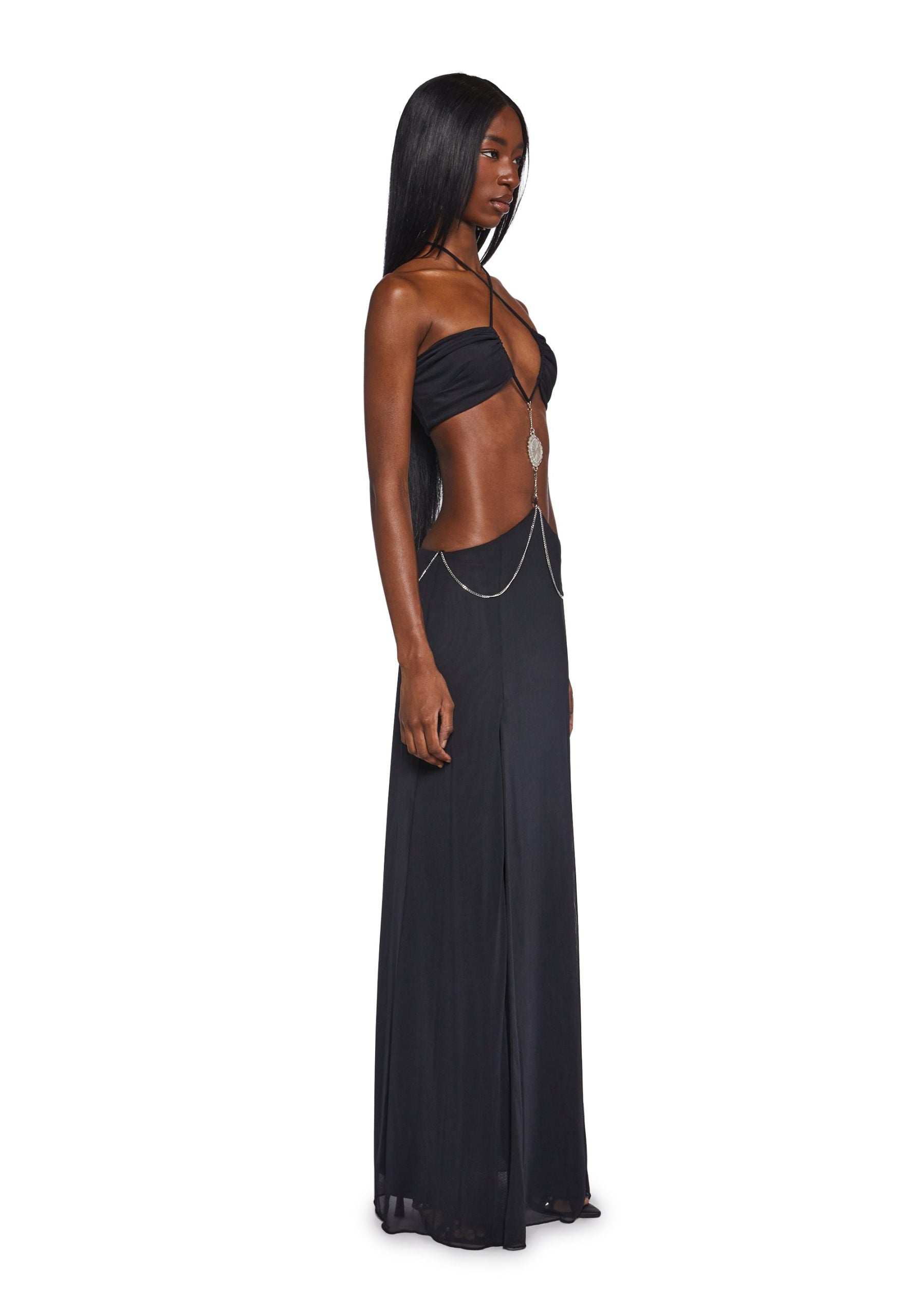 Dance Pulse Maxi Dress – Black