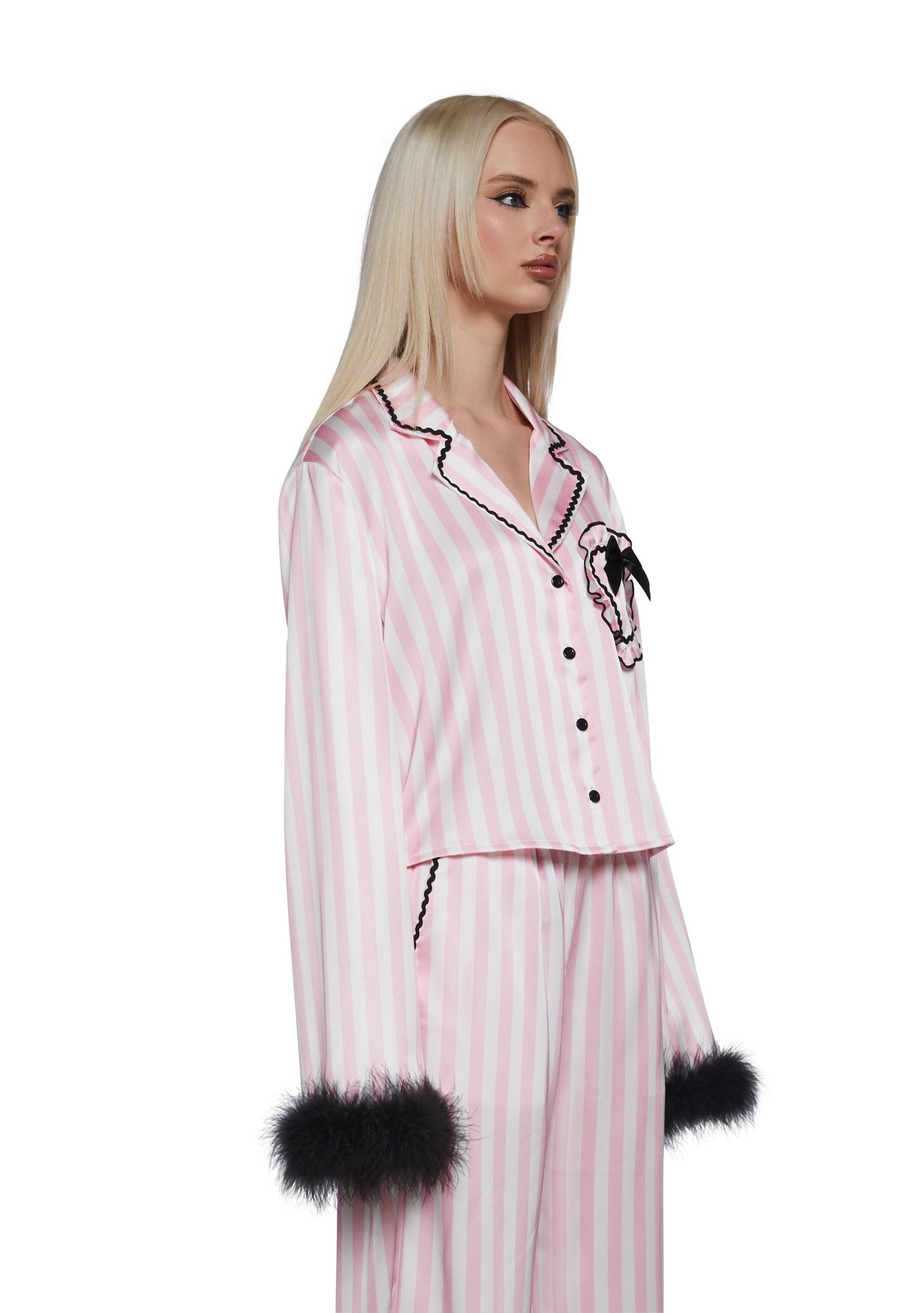 Retro Cutie Satin Sleep Shirt