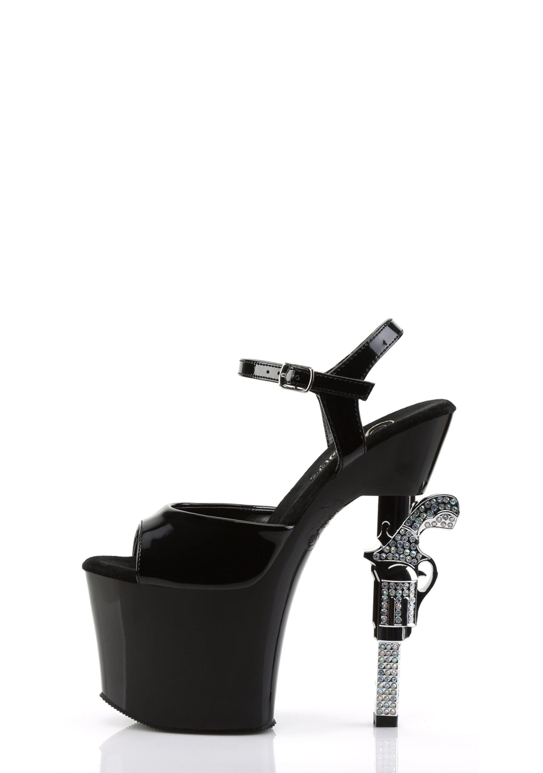 Revolver-709 Gun Heels – Black