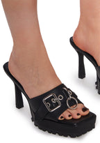 Glamour Industrial Platform Sandals
