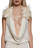 Cheri Halter Dress – Off White