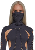 Outro Shredded Romper With Shrug