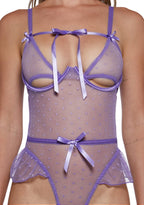 Lilac Lust Mesh Teddy