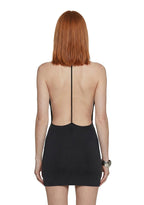 Ego Cowl Knit Mini Dress