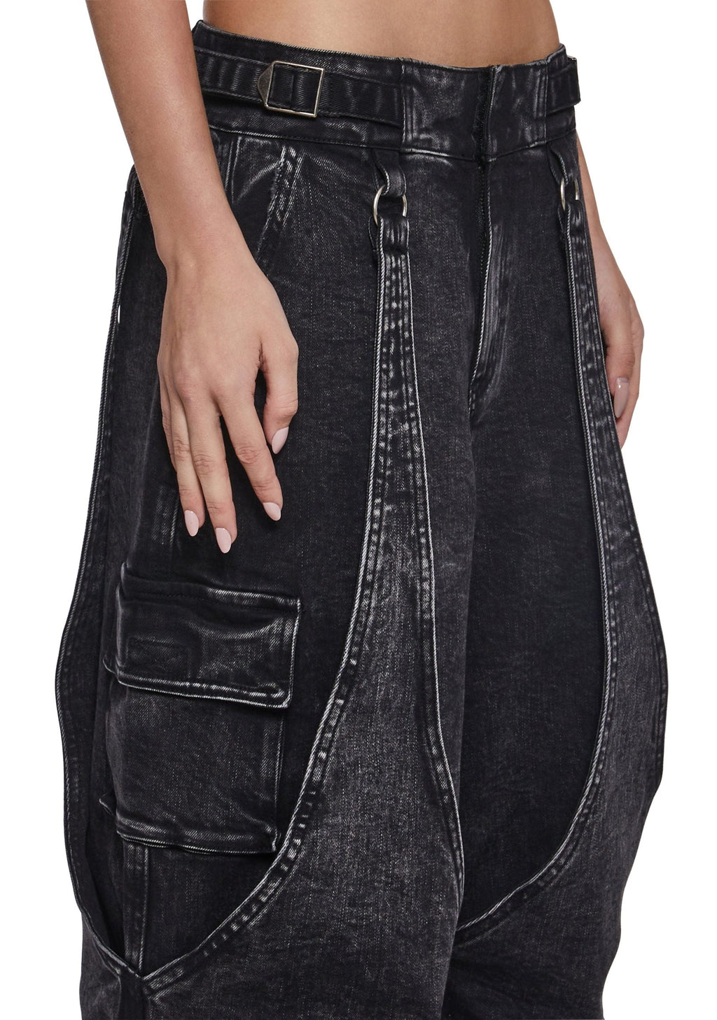 Warp Cargo Wide Leg Pants