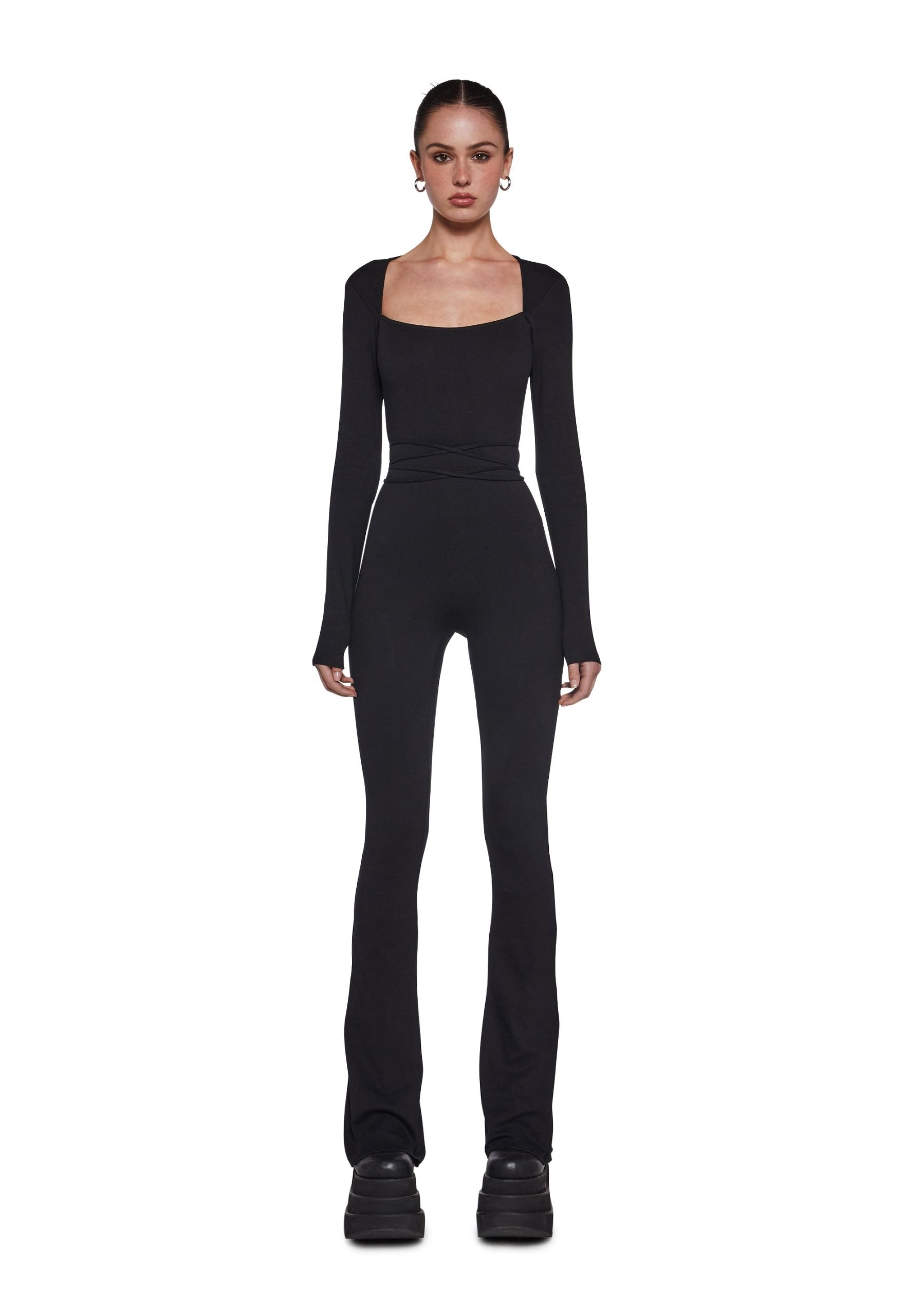 Signal Open Back Catsuit
