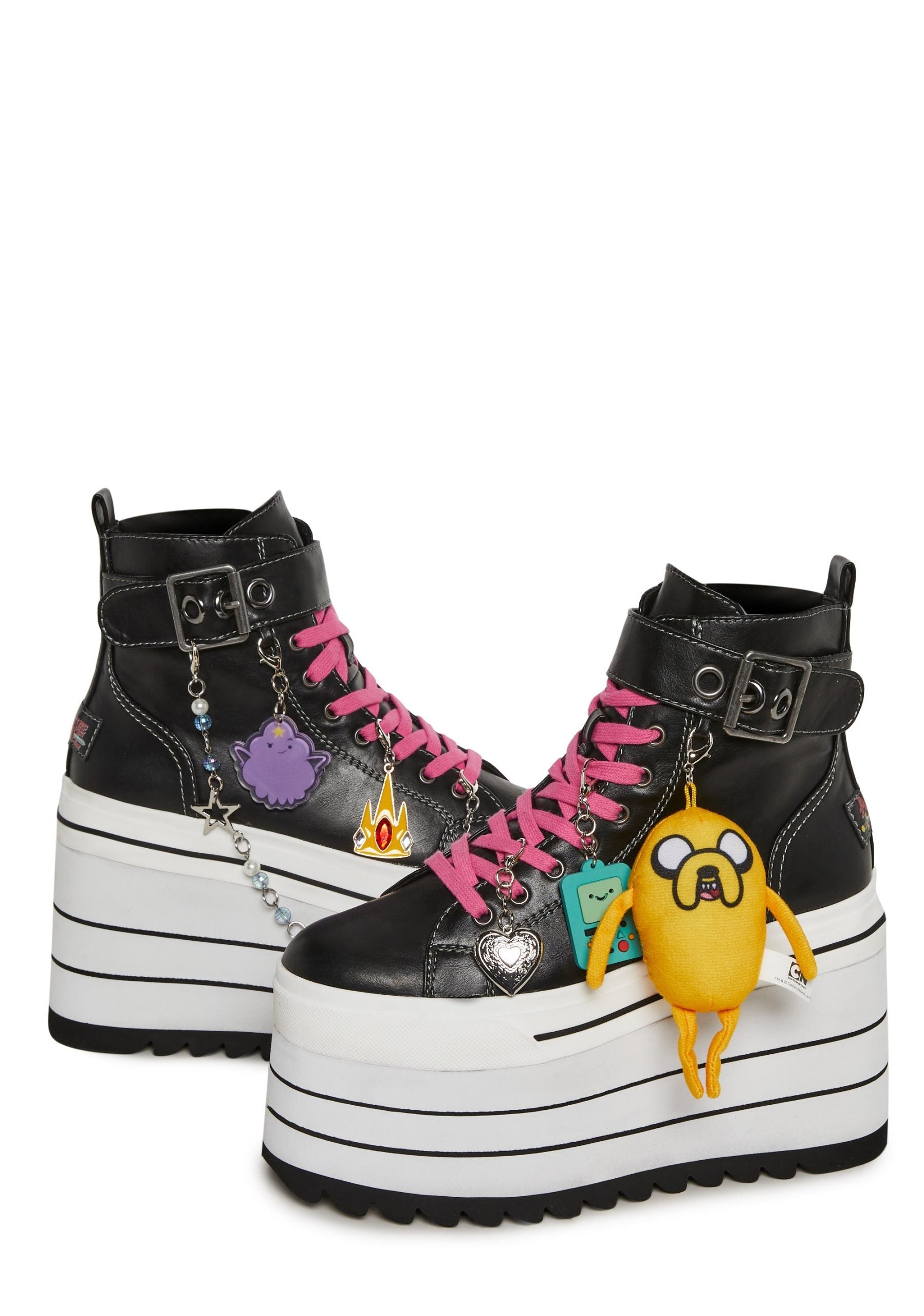 Adventure Time Charm Platform Sneakers