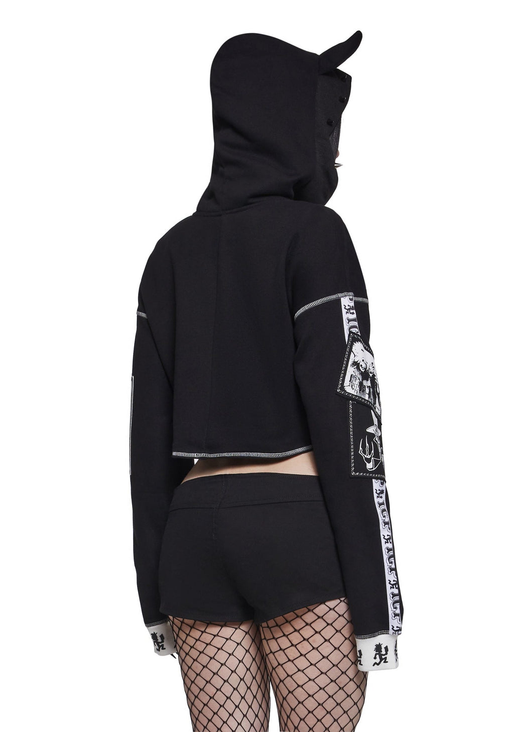 Boogie Woogie Wu Cropped Hoodie