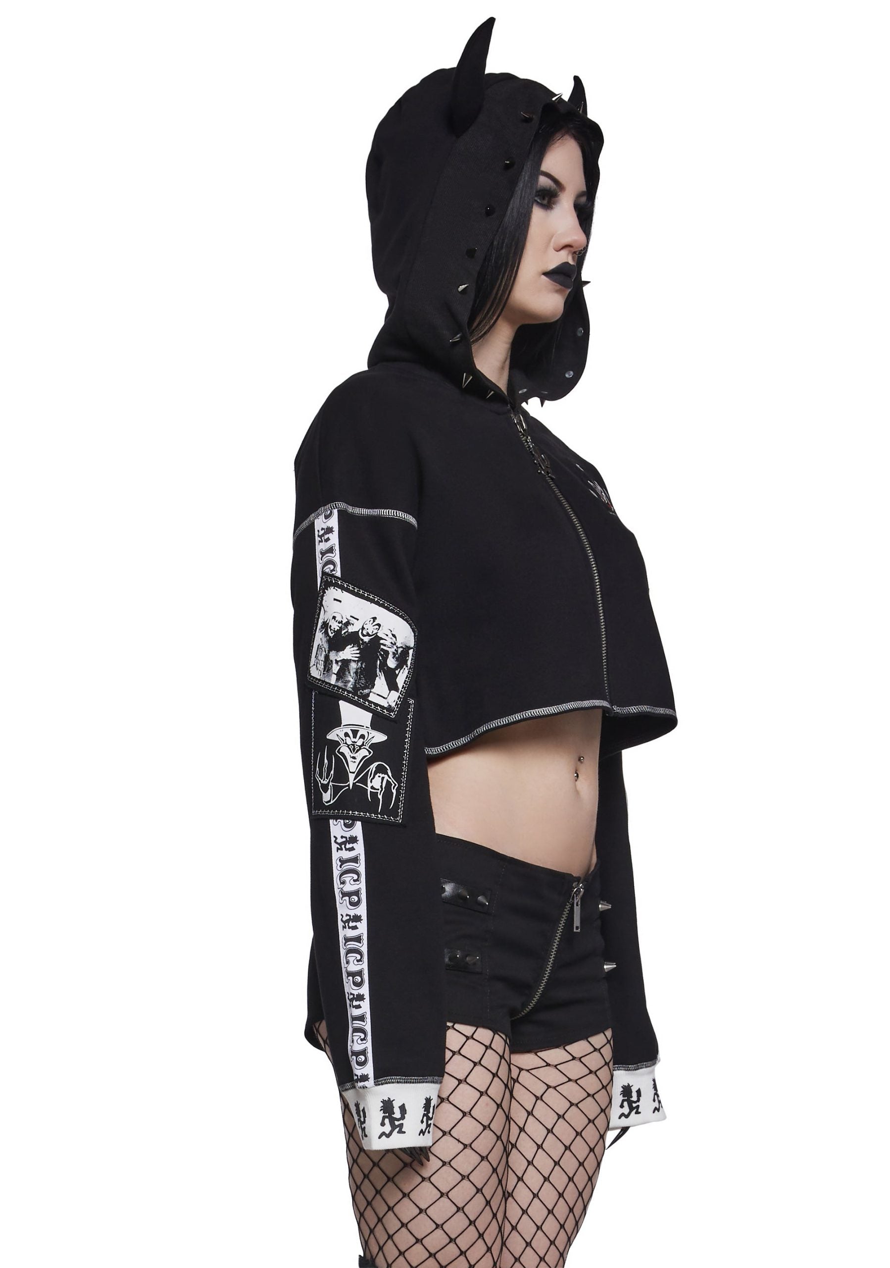 Boogie Woogie Wu Cropped Hoodie