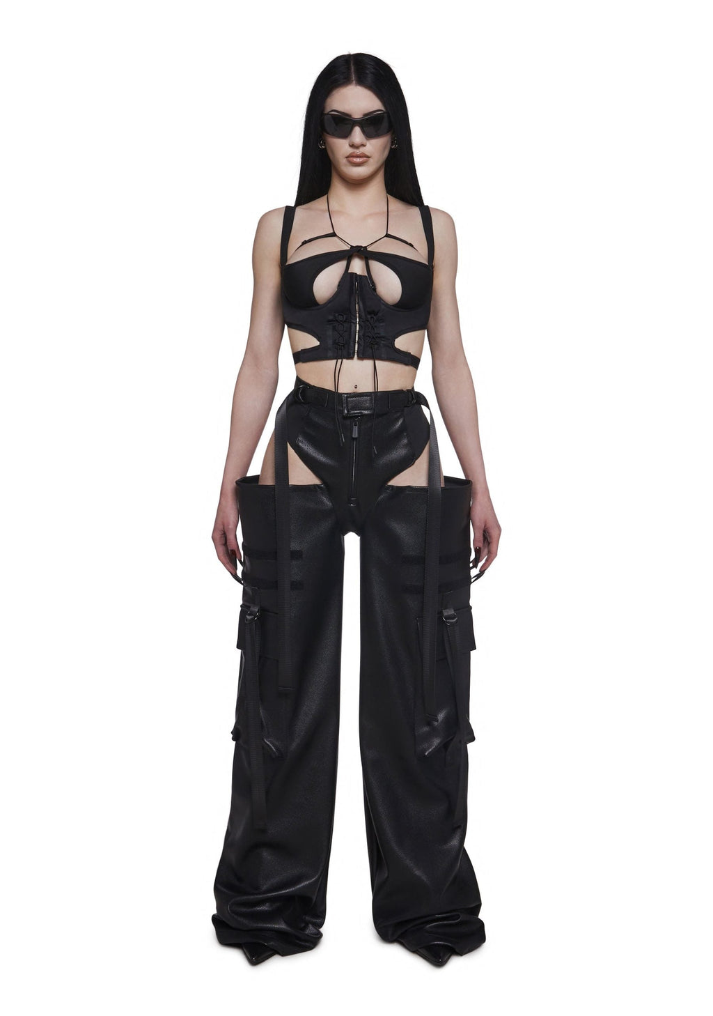 Vegan Leather Panty Trousers