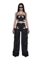 Vegan Leather Panty Trousers