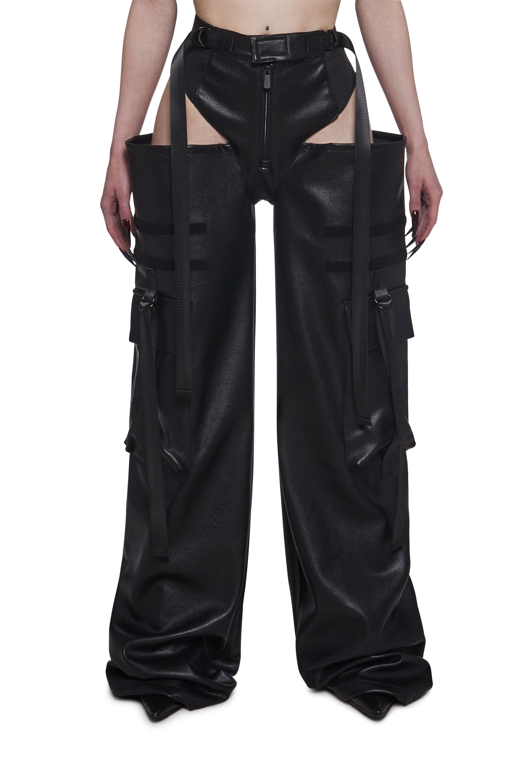 Vegan Leather Panty Trousers