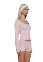 Wish List Striped Cardigan