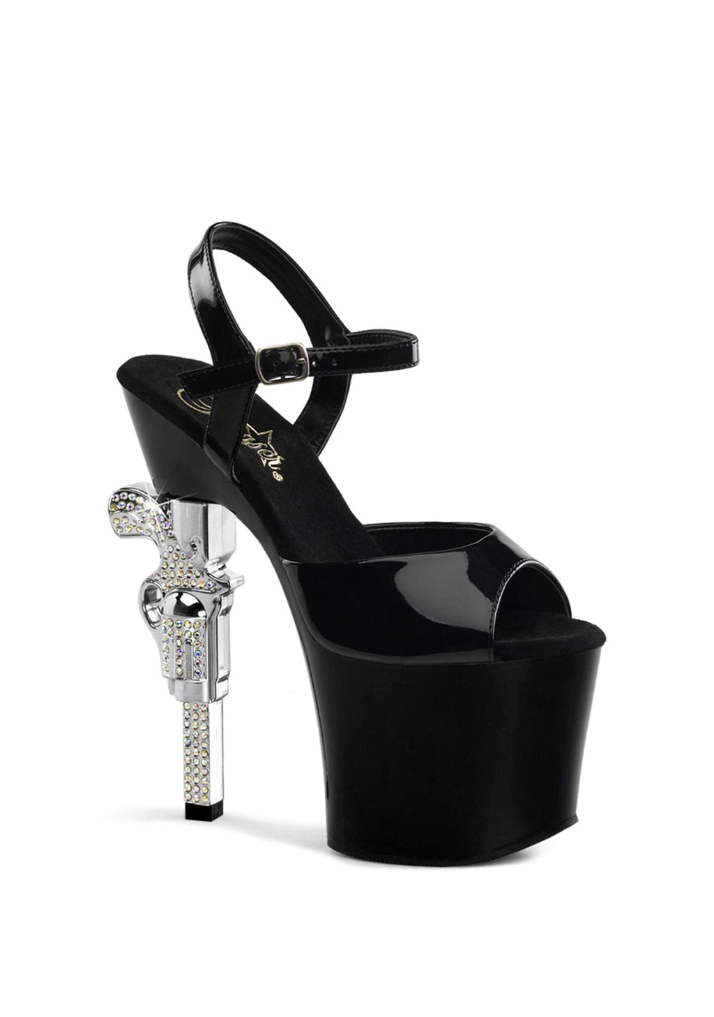 Revolver-709 Gun Heels – Black